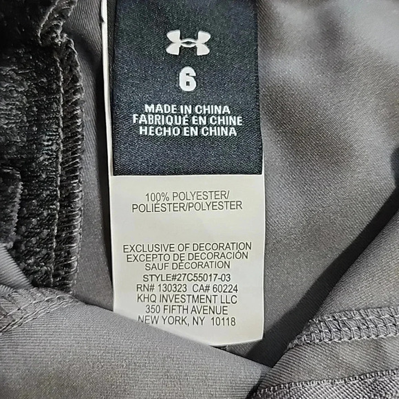 Boys Under Armour Golf Medal Play Short , Graphite, Size 6, NWT - Picture 10 of 11